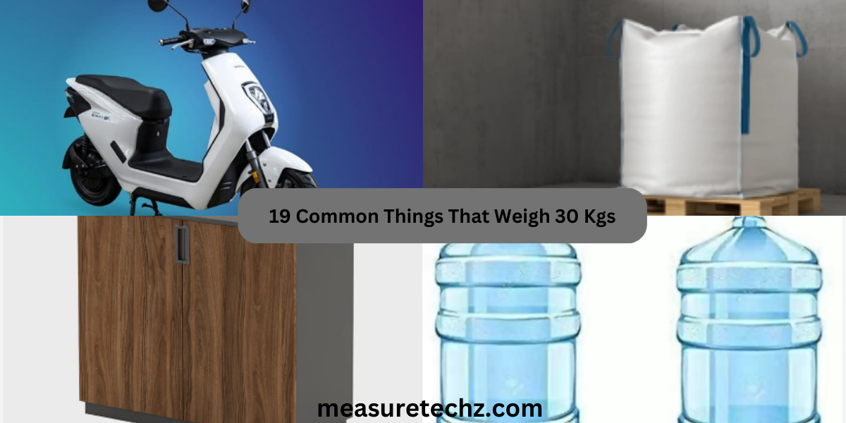 19 Common Things That Weigh 30 Kgs