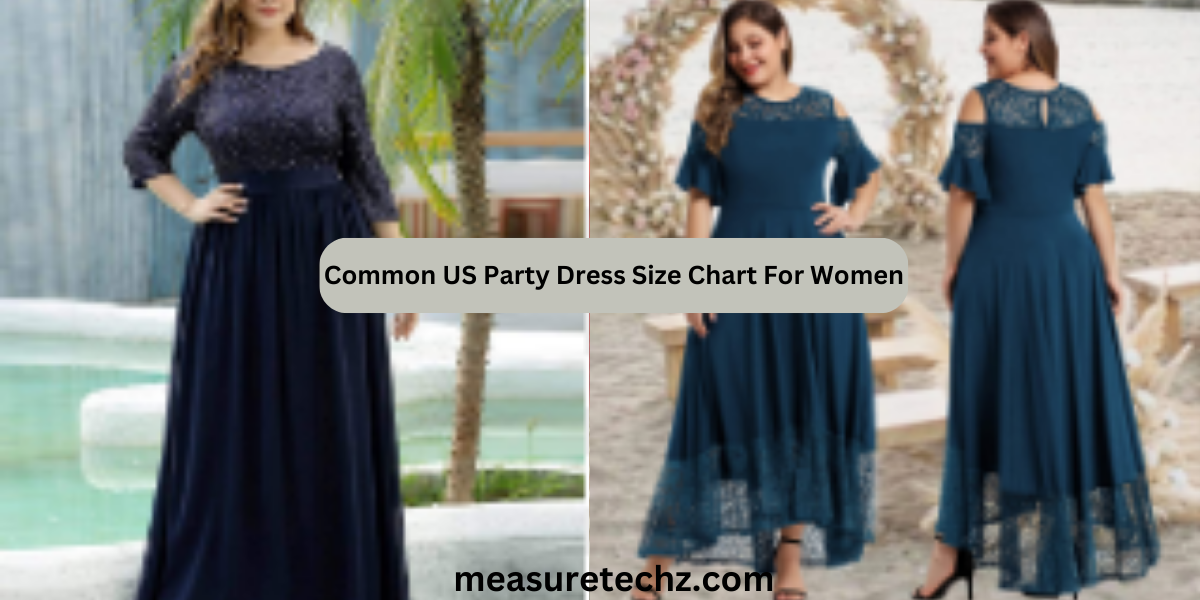 Common US Party Dress Size Chart For Women