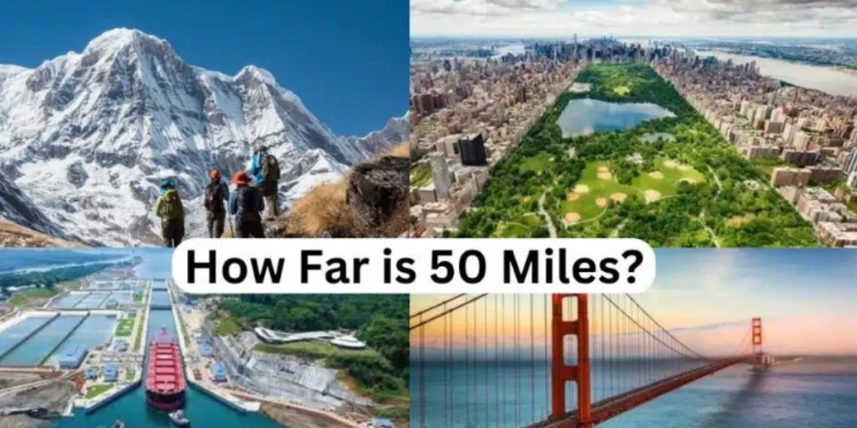 How Far is 50 Miles, Really? 12 Fun Ways to Imagine the Distance