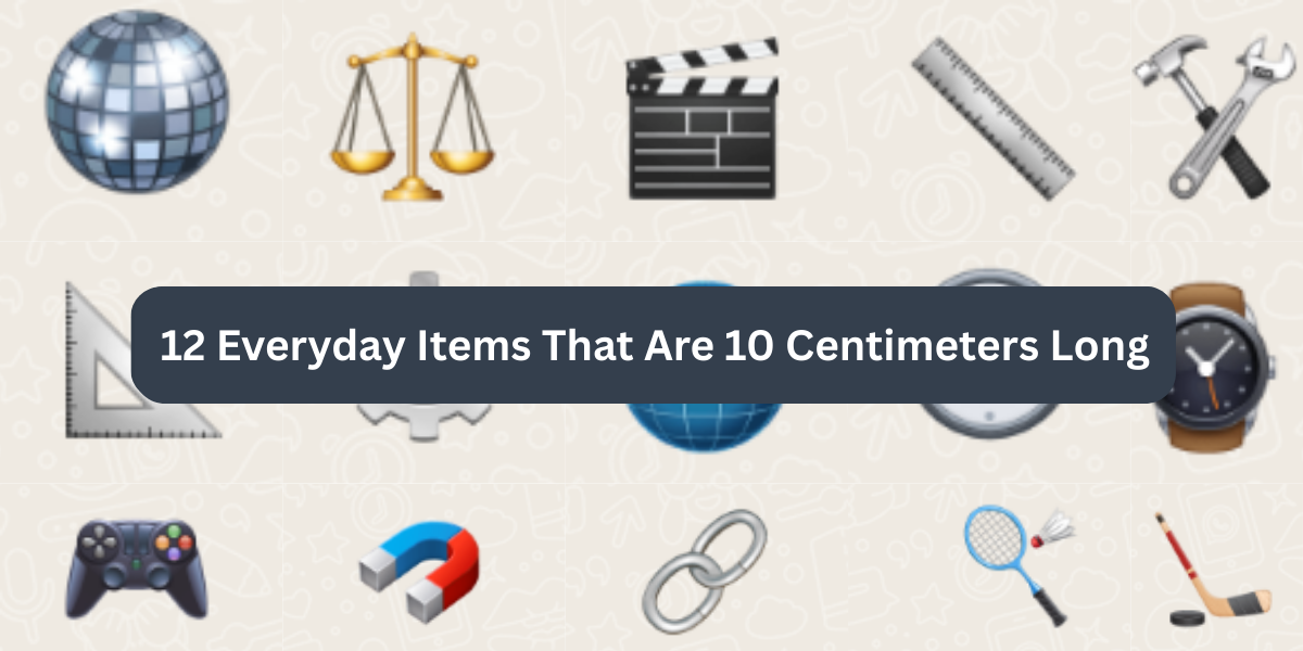 12 Everyday Items That Are 10 Centimeters Long