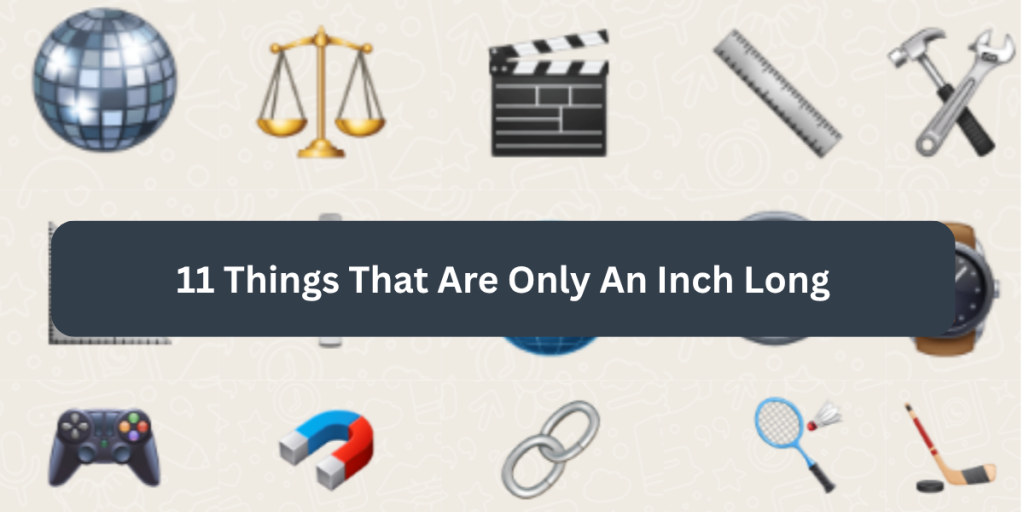 Move An Inch 11 Things That Are Only An Inch Long