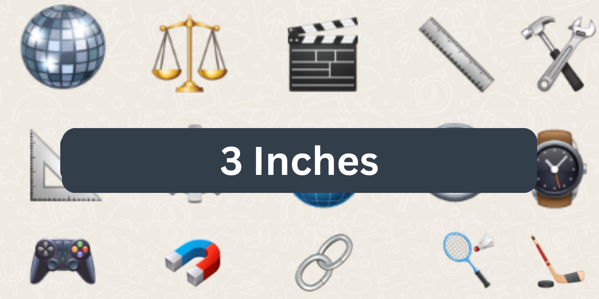 14 Common Things That Are 3 Inches Long