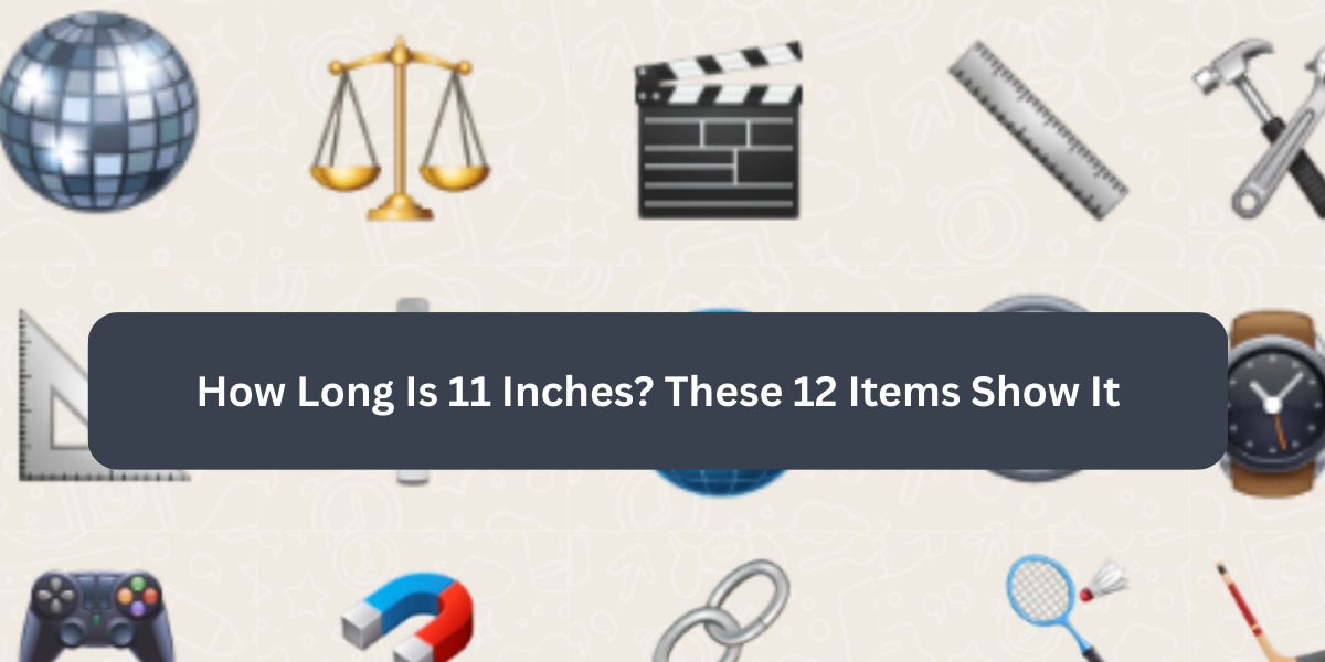 How Long Is 11 Inches? These 12 Items Show It