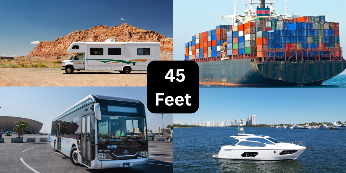 12 Things That Are About 45 Feet (ft) Long