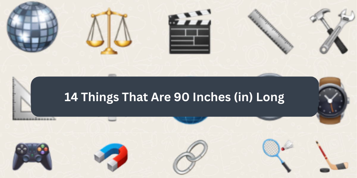 14 Things That Are 90 Inches (in) Long