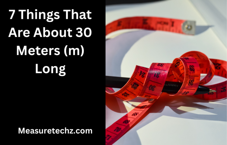 7 Things That Are About 30 Meters (m) Long
