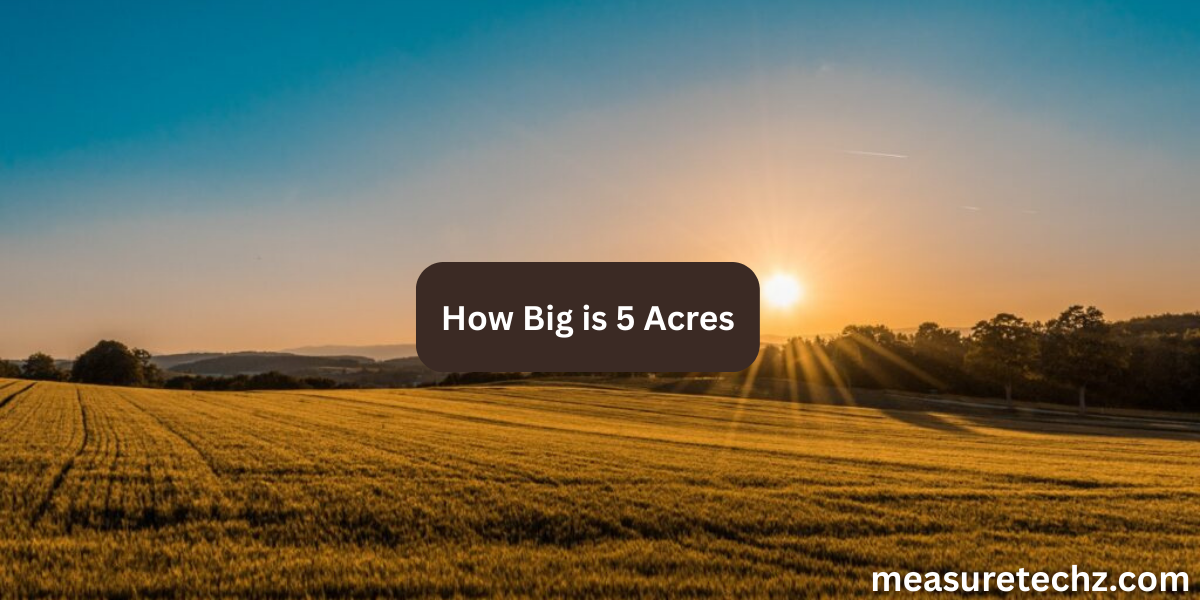How Big is 5 Acres? Some Common Things That are 5 Acres